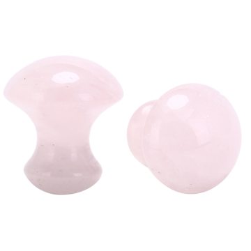 Natural Jade Derma Facial Neck Healing Slimming Massager Mushroom Jade roller Therapy Rose Quartz Lift Skin Tool Drop Shipping