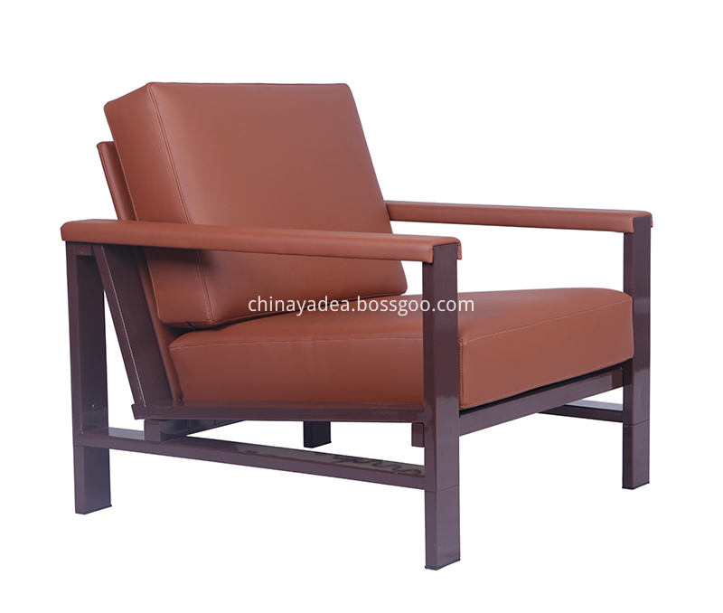 Armchair-Version-of-Strong-Metal-Frame-Sofa