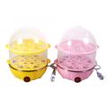 Multifunctional Electric Eggs Boiler 220V 50HZ Double Layer 14 Egg Electric Egg Boiler Cooker Mini Steamer Poacher Cookware