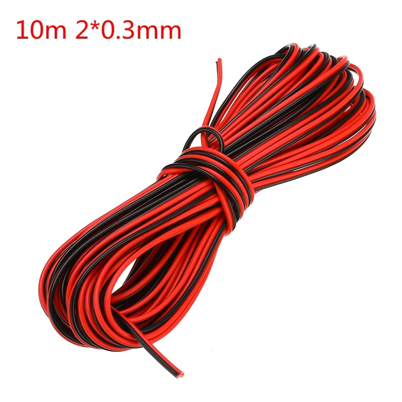 5m/10m 2*0.3mm Speaker Cable Audio Core Wire For Home Stereo HiFi/Car Audio System Hot Sale