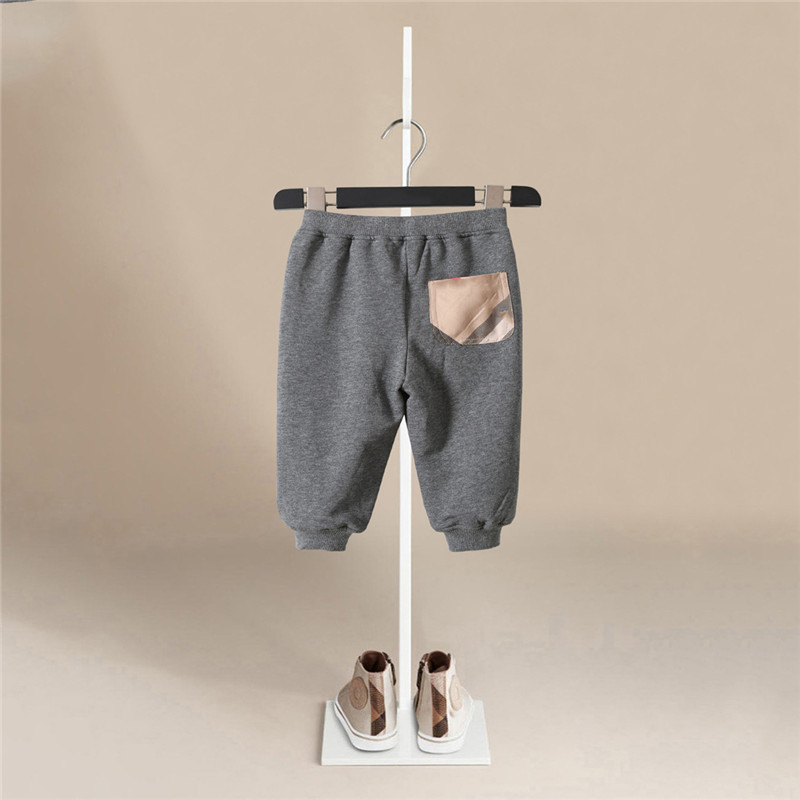 Baby Boy Clothing Trousers Sports Anti-mosquito Pants Summer Baby Boys Cotton Pants Loose Black Gray Red Elastic Band Pants