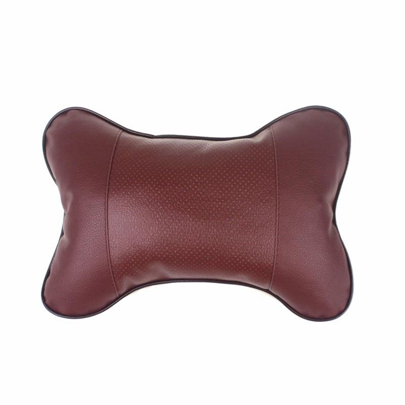 Car Neck Pillows PVC Leather Head Support Protector Universal Car Neck Rest Headrest Cushion Pillow Easy Install And Clean