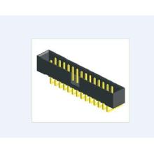 2.00mm(.079") Pitch Shrouded PCB Box Header through-hole/THT 90° H=6.40