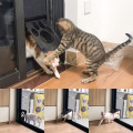 Quality Pet Door Controllable Access Openings Cat Dog Window Footprint Pattern Pet Cat Door Window Door Screen Doggie Flap Pet