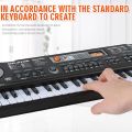 61 Key Music Electronic Keyboard Digital Piano Organ with Microphone Electronic Keyboard