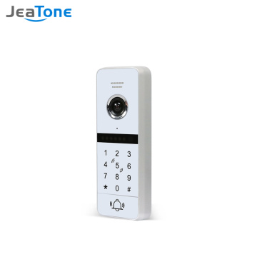 JEATONE Wired Full Touch Screen Doorbell Outdoor Unit 720p,Support Password Unlock ,Need to Work with Jeatone IP Wifi Monitor