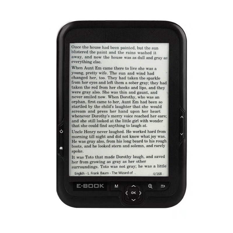 16GB e-inK electronic ink screen 6 inch digital ebook reader Built-in 16GB Memory and Support SD card Extended Protect the eyes