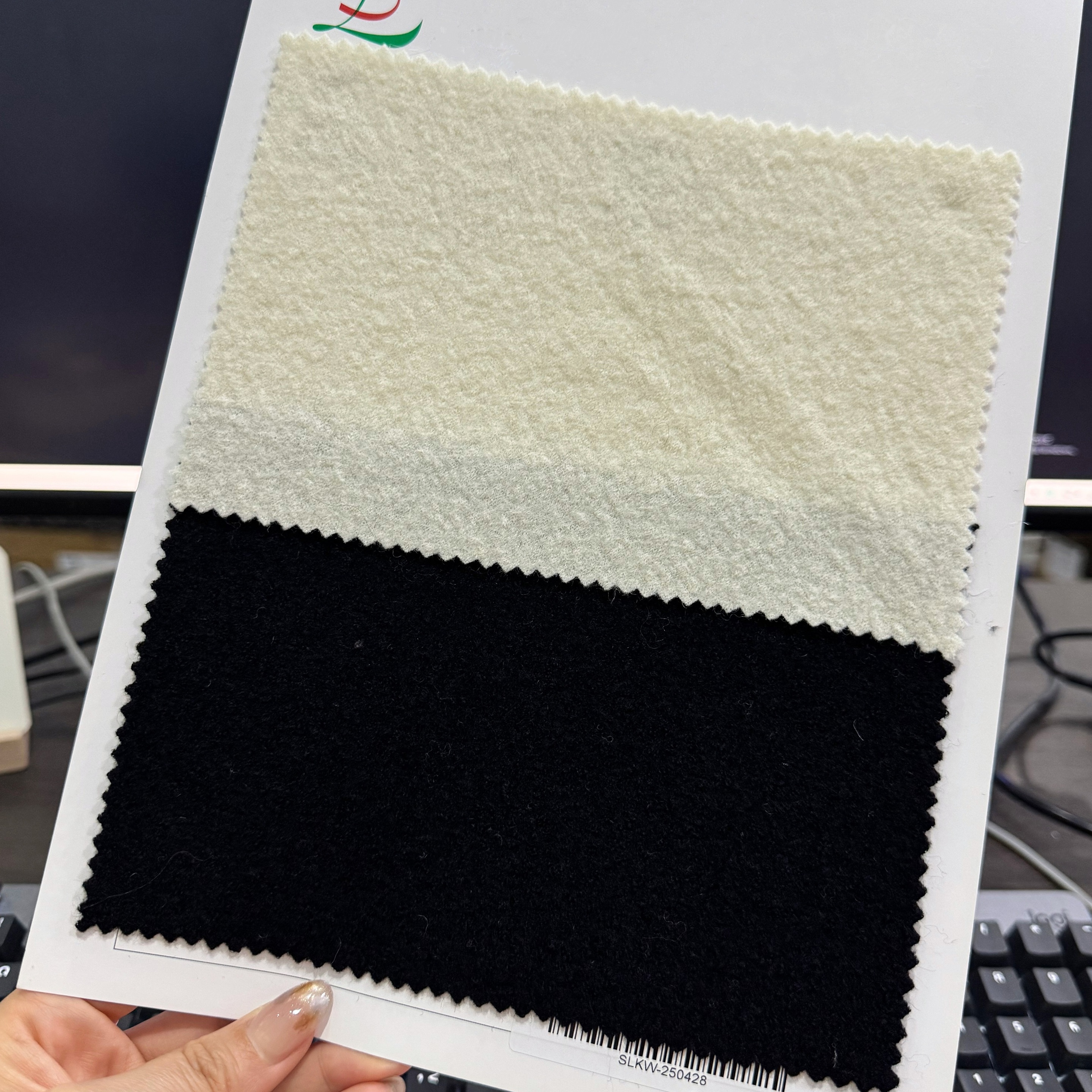 100% wool boiled wool fabric