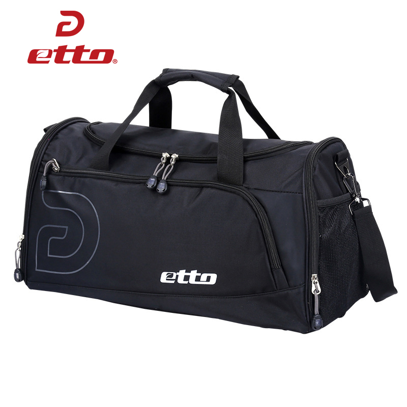 Etto 37L Sports Gym Bag Men Women Independent Shoes Storage Totes Soccer Training Handbag Waterproof Outdoor Shoulder Bag HAB012