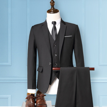 New Men Wedding Suit Silver Tuxedos For Men Groomsmen Groom Wear Silm Fit Mens Wedding Prom Blazer Suits (Jacket+Pant+vest)