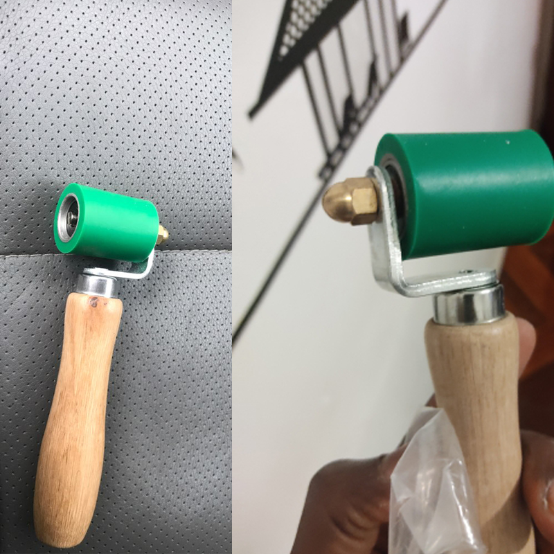 Hand Roller 40mm Silicone High Temperature Resistant Seam Hand Pressure Roller Roofing PVC Welding Tool Air Welding Gun