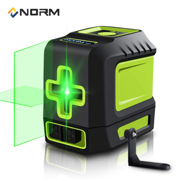 NORM Laser Level Red Beam Green Beam Two Cross Lines Self-leveling Level