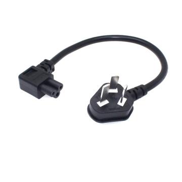 Angle C5 Chinese 3pin Power Adapter Lead Cord for TV Printer Australia 10A to IEC 320 C5 Power Cable 30CM