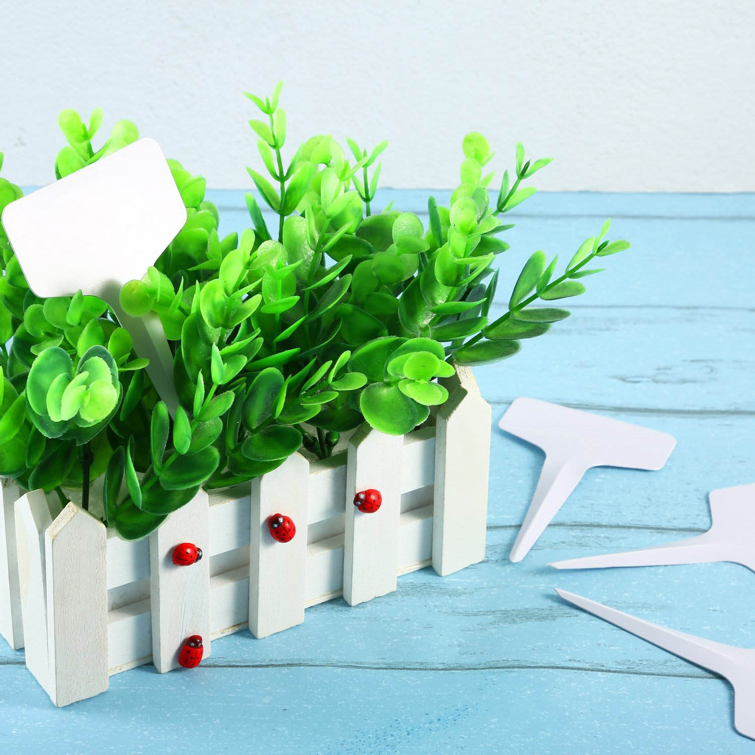 Hot Sale 200 Pack 6 x 10 cm Plant T-type Tags Plastic Garden Labels Tags Marker Waterproof, White