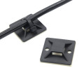100PCS black Cable tie mount black Zip Tie car Cable Wire Removable Self Adhesive cable tie base Wall Holder Mount Clip