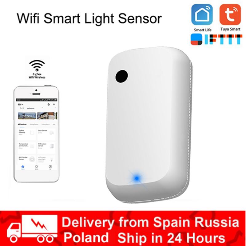 Tuya WIFI Smart Light Sensor Smart Home Light Automation Sense Linkage Control With Alexa Google Home Smart Electronics