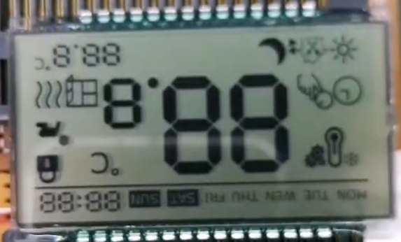 LCD Integrated Display module for socket