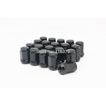 14x1.5 lug nut set of 20 pc wheel nut for Land Rover Range Rover Chrome/Red/Black Acorn Bulge
