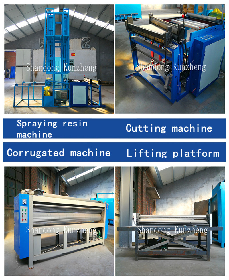wet curtain making line