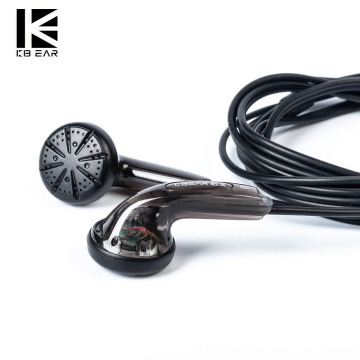 KBEAR Stellar 15.4mm dynamic driver Japanese PPS Flat earplug HIFI music games with mic Earphone Flagship Earbud KBEAR Knight