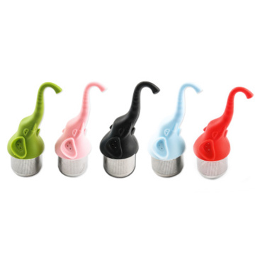 Tea infusers Elephant Silicone tea bag leaking strainer Plant Herbal Spice Infuser Filter Diffuser Kitchen Coffee Tea Tools