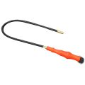 60cm Flexible Magnetic Pickup Tool LED Light Magnet Garage Tool Repair Pick Up Bendable Metal Grabber