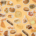 Cute bread expression Decorative box Stickers set Scrapbooking Stick Label Diary Stationery Album