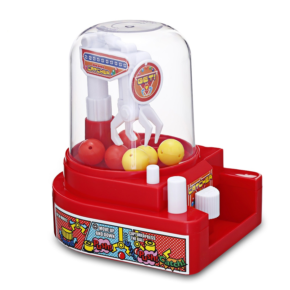 Catcher Claw Vending Crane Machine Candy Doll Grabber Portable Game Finger Practical Board Indoor Activity Desktop Toy Miniature