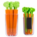 5PCS Food Sealing Clip Cartoon Orange Carrot Shape Moisture-Proof Closure Clamp for Food Fresh Keeping