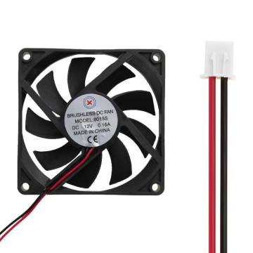 Low Noise 8015S DC12V 0.16A 80x80x15mm Brushless DC Cooling Fan Radiator Air Cooler Super Slience Cooling Fan For PC