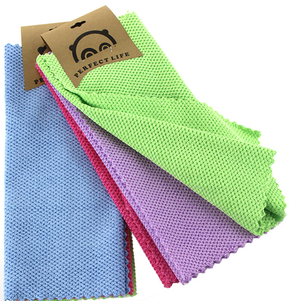 Microfiber Cleaning Cloth Reusable Ultra Absorbent Kitchen Towels for Washing Dishes Wiping Window and Car
