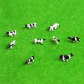 Animal model toy train 100pcs 1/150 Farm Animal model for architectural model layout miniature scale model cow