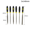 5x180mm 4x160mm 3x140mm 6PC Needle Files Metal File Rasp Set For Wood Metal Carving Burr DIY Craft Carpenter Woodworking Tools