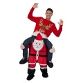 Santa Claus Ride-on Animal Costumes Christmas Halloween Party Piggyback Cosplay Clothes Carnival Father Adult Horse Riding Toys