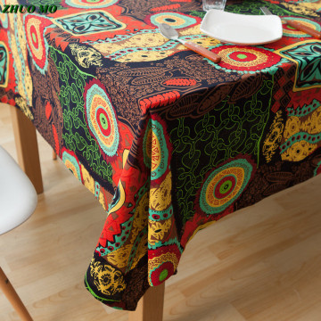 Bohemian Linen table cloth ramadan decoration with out couch cove Tablecloth for table mandala kitchen accessories table cloth