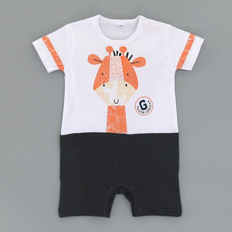 2020 Baby Rompers Summer Lovely Baby Boy Girl Clothing Newborn Infant Penguin Short Sleeve Clothes baby boy girl Jumpsuits