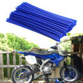 36pcs Universal Motorcycle Bike Motocross Dirt Wheel Rim Spoke Skins Cover Protection For 3.5~6.5mm Spoke Wraps Bikes17cm