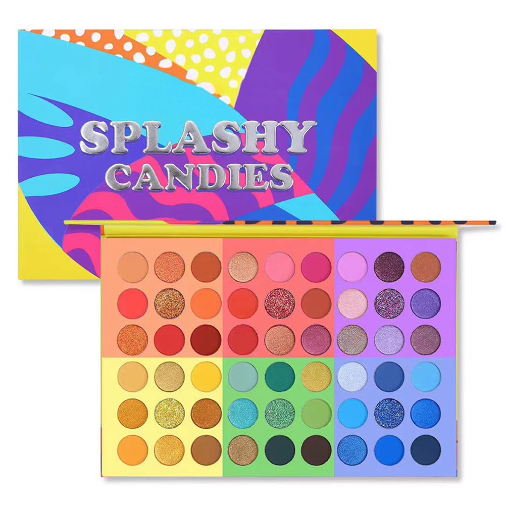 54-Color Eyeshadow Palette Palette Glitter Pearl Matte Eye Makeup Palette Multi-Color Eyeshadow Palette Cosmetics