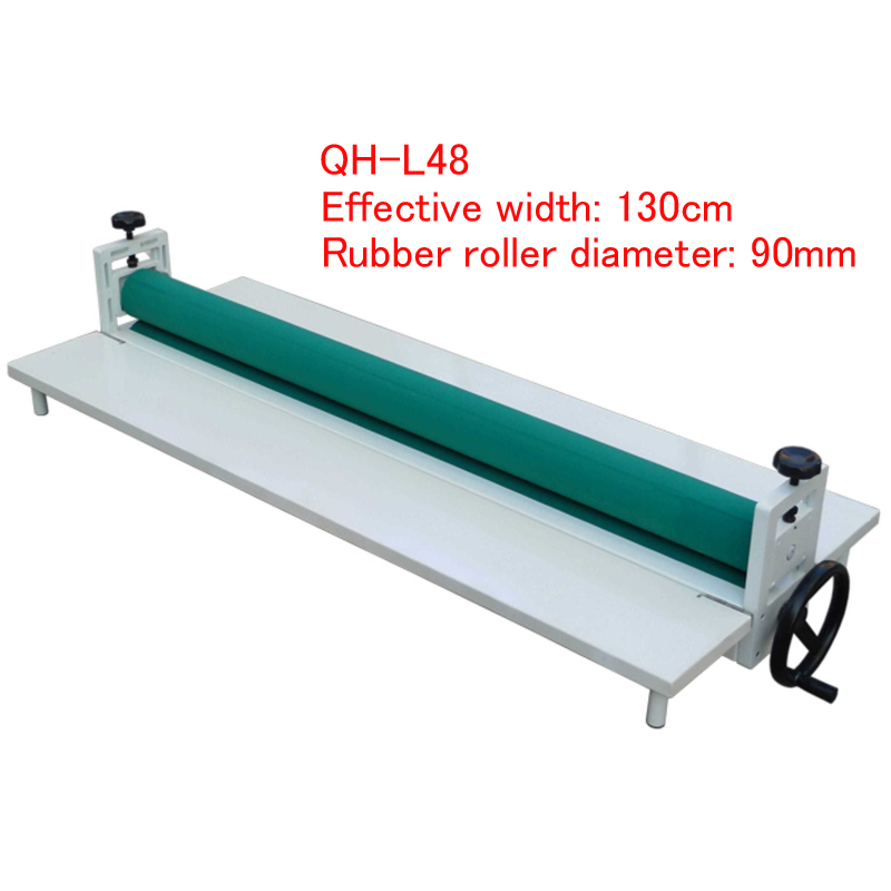 Manual Cold Roll Laminator QH-L48 cold heading machine 1.3m laminating Effective width laminating machine 1pc
