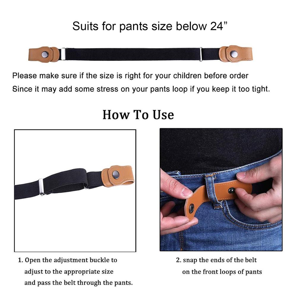 15 Styles Child Buckle-Free Elastic Belt No Buckle Stretch Belt for Kids Toddlers Adjustable Boys and Girls Belts