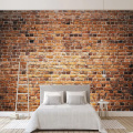 Custom 3D Photo Wallpaper For Bedroom Walls Retro Red Brick Wall Mural 3D Wall Paper Rolls Living Room Sofa TV Background Decor