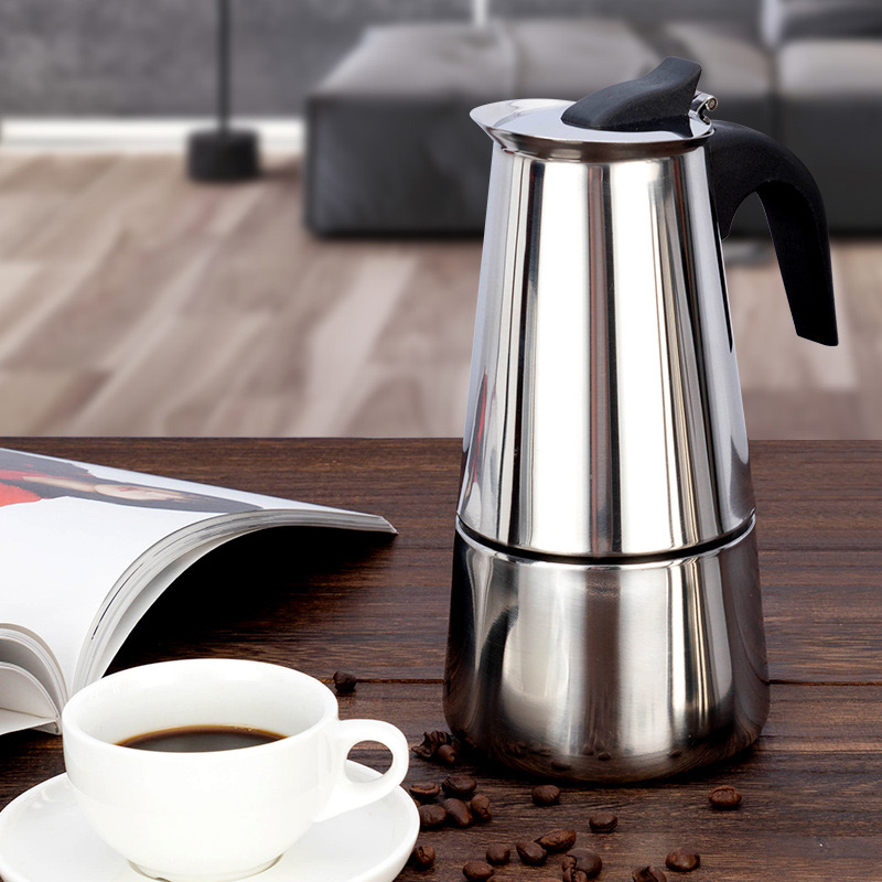 Percolator coffee maker Italian Top Moka Espresso Espresso Coffee Maker Percolator 100/200/300ML Stovetop Coffee Maker Pot
