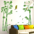 Green Bamboo Forest Wall Stickers Vinyl DIY Decorative Mural Art for Living Room Cabinet Decoration Home Decor