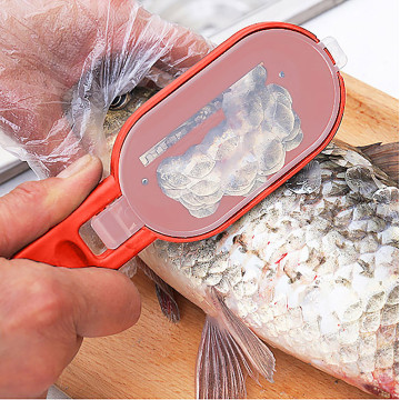 New Practical Fish Scale Skin Remover Scaler Skinner Scraper knife Cleaner Kitchen Peeler Fishing Tools kitchenware peeler