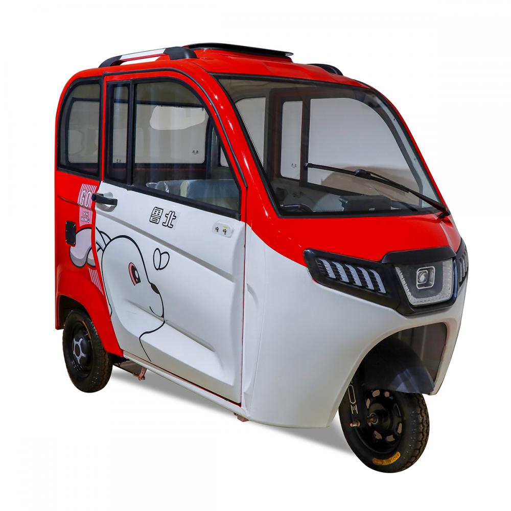 Four wheeled box car