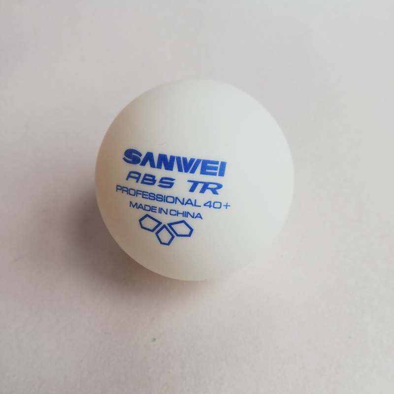 100Balls SANWEI 3-Star ABS 40+ 2019 New Table Tennis Ball ITTF Approved training New Material Plastic Poly Ping Pong Balls