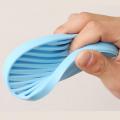 Fashion Soap Holder Container Dish Fashion Silicone Flexible Soap Dish Plate Bathroom Soap Holder 4 Colors