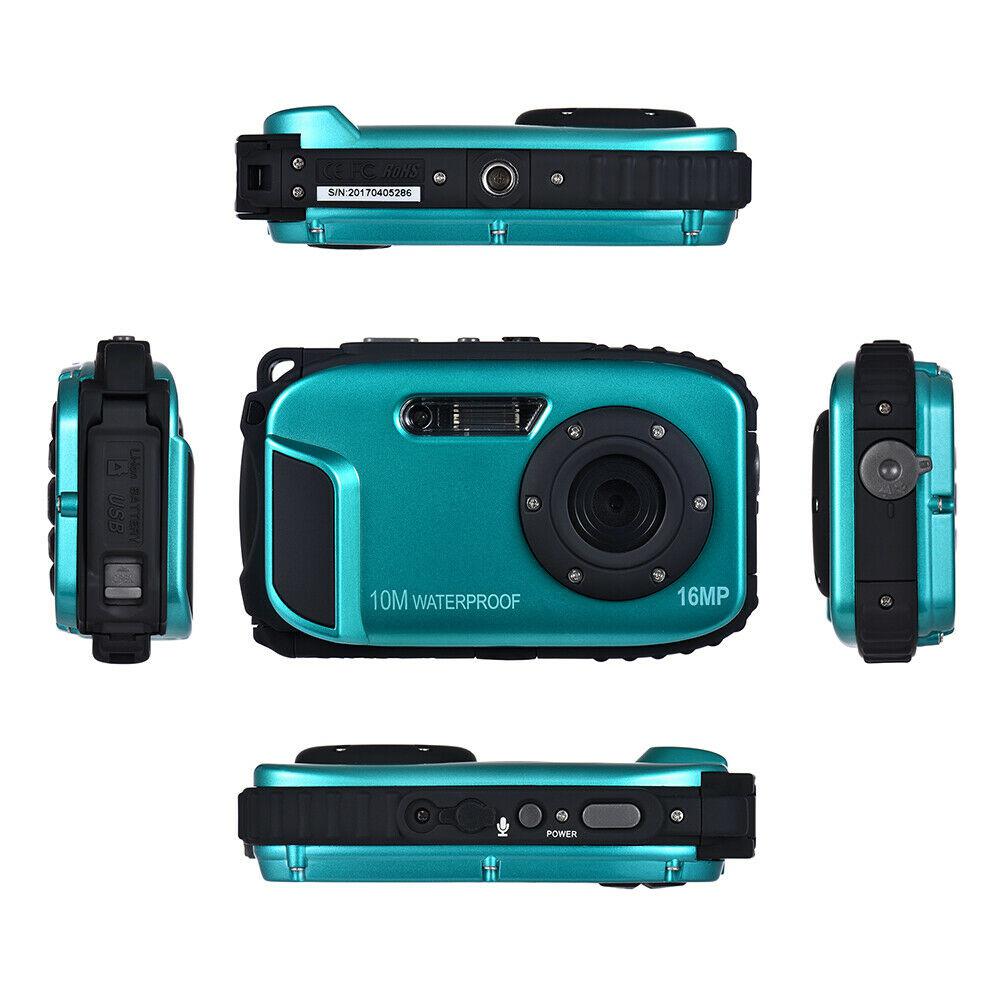EastVita 8X ZOOM Waterproof Camera Image Stabilization 16MP 2.7 inch HD LCD Waterproof Digital Video Camera DVR Camcorder r20