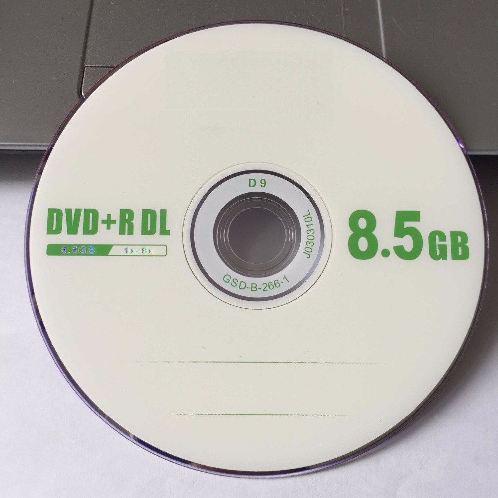 10 discs Grade A X8 8.5 GB Blank Fruit Printed DVD+R DL Disc