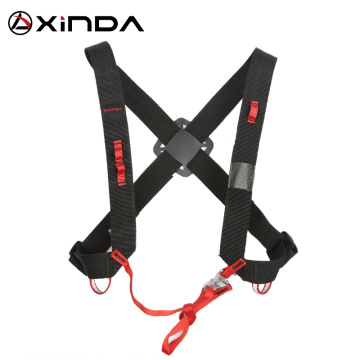 XINDA Camping Ascending Decive Shoulder Girdles Adjustable SRT Chest Safety Belt Harnesses Rock Climb Safety Protection Survival